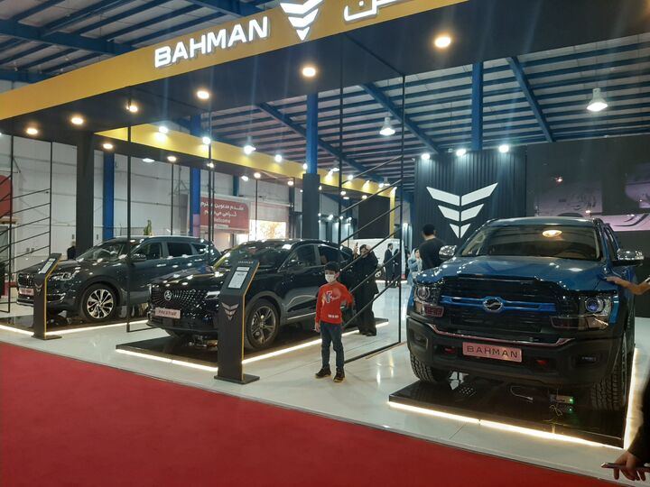 غرفه گروه بهمن در نمایشگاه خودرو اهواز (ویدئو)