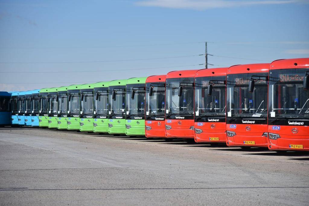 ۲۵ دستگاه اتوبوس اسنا به ناوگان شهرداری پایتخت اضافه شد